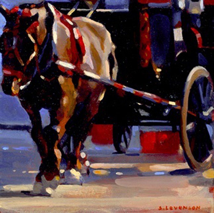 Simon Levenson, Central Park Horse, 2012
oil on canvas, 10 x 10 in. (25.4 x 25.4 cm)
SL121202