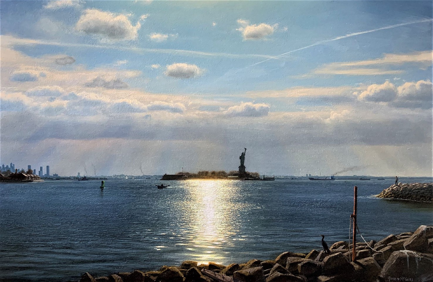 Joseph McGurl, Port of Entry, 2020
oil on panel, 24 x 36 in. (61 x 91.4 cm)
JM200201