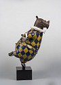 Bjorn Skaarup, Rhino Harlequin, pirouette, Ed. of 9
2020, bronze with fabric ruff