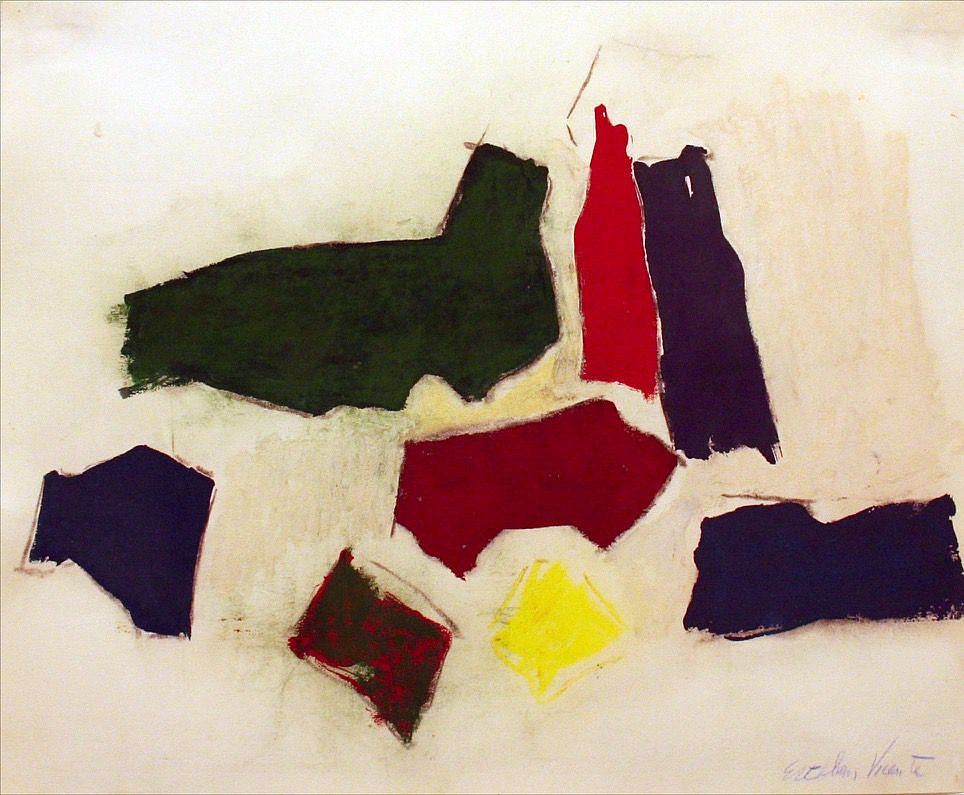 Esteban Vicente, Untitled, 1989
acrylic, pastel, and charcoal on paper, 12 3/4 x 17 1/2 in. (32.4 x 44.5 cm)
MMG#15946