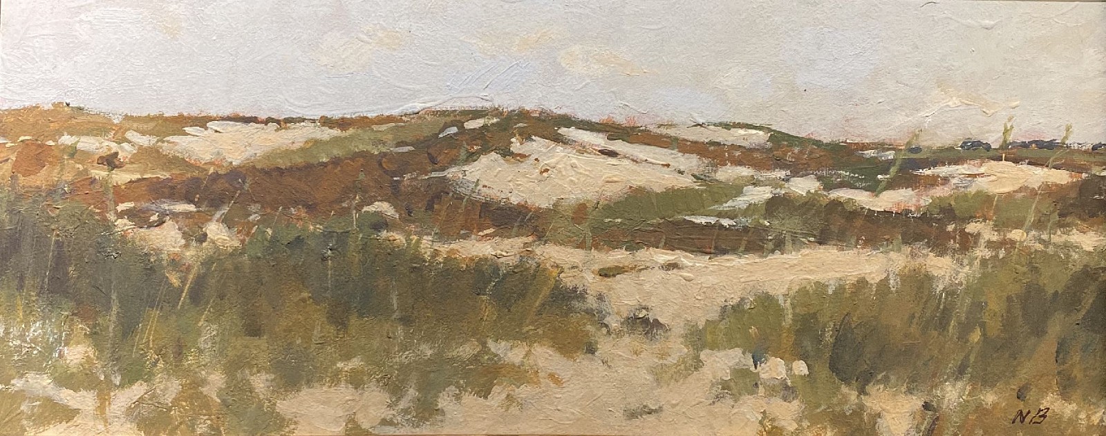 Nicholas Berger, Dune Path, 2020
oil on panel, 4 3/4 x 11 in. (12.1 x 27.9 cm)
NB200505