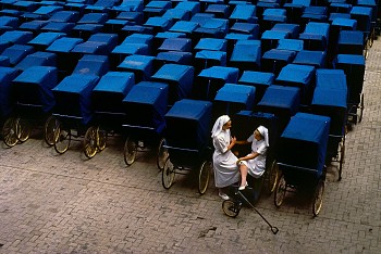 Work: Steve McCurry Two Nurses in Lourdes