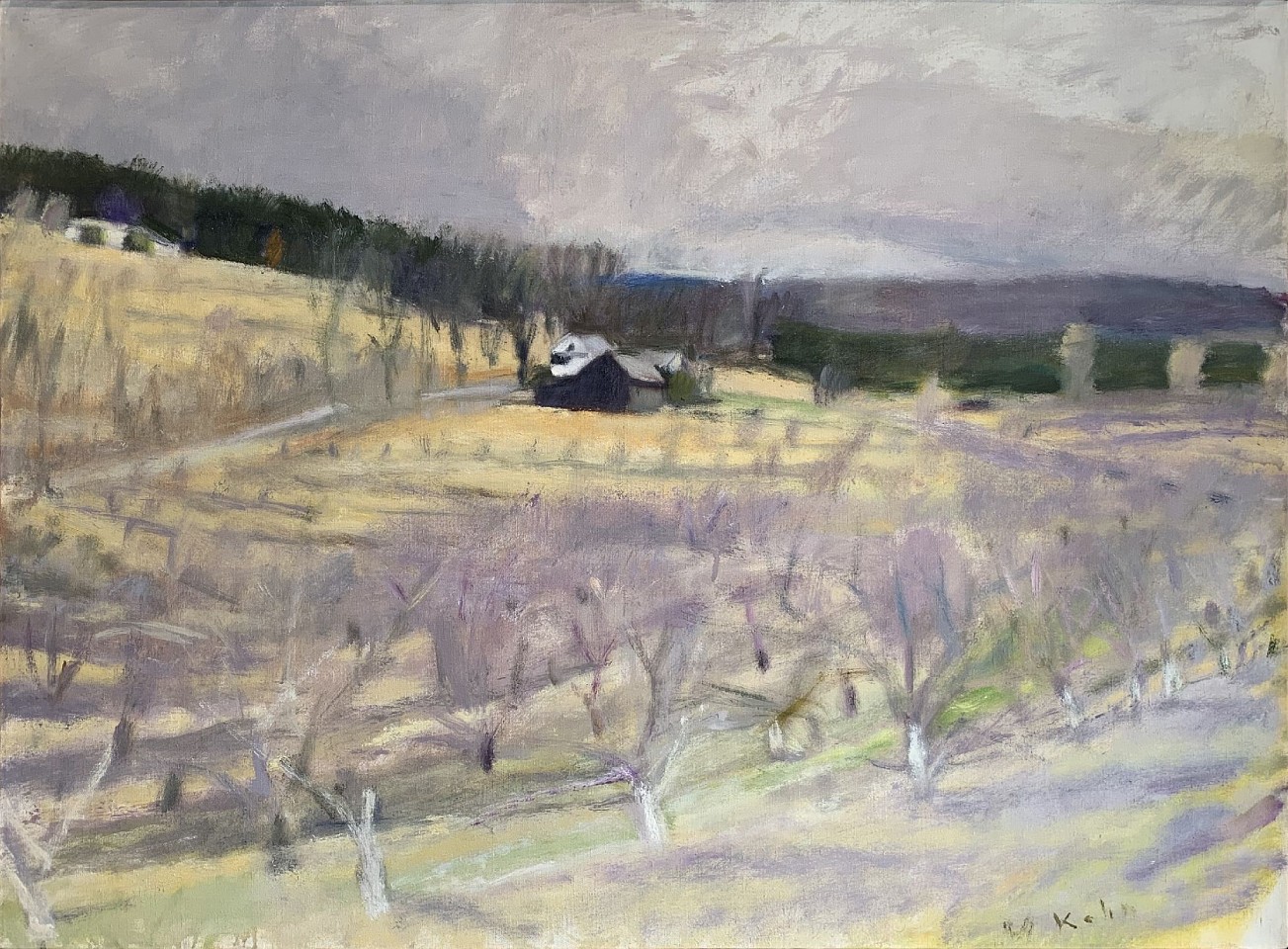Wolf Kahn, Farm on a Hillside, 1978
oil on canvas, 28 x 38 in. (71.1 x 96.5 cm)
WK201201