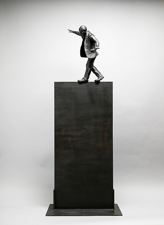Jim Rennert, Walking the Tightrope, Edition of 45, 2005
bronze and steel, 57 x 18 x 22 in. (144.8 x 45.7 x 55.9 cm)
JR010808