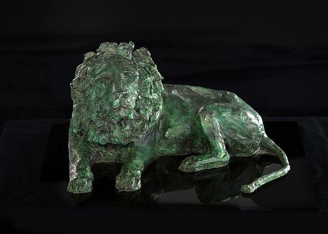 Steven Simmons, Lion
bronze, 6 x 10 x 4 in. (15.2 x 25.4 x 10.2 cm)
SS200208