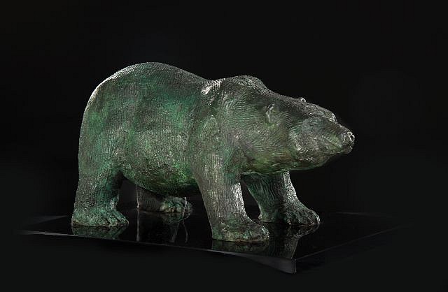 Steven Simmons, Polar Bear
bronze, 6 x 11 1/2 x 4 in. (15.2 x 29.2 x 10.2 cm)
SS200209