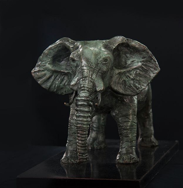 Steven Simmons, Elephant
bronze, 7 x 10 x 6 1/2 in. (17.8 x 25.4 x 16.5 cm)
SS210902