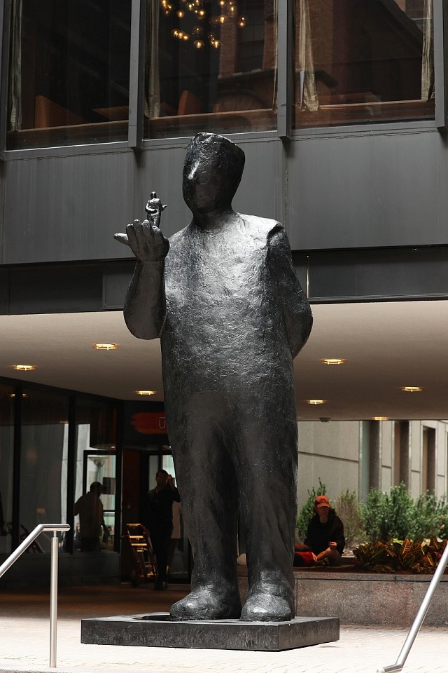 Jim Rennert, Inner Dialogue, monumental, Ed. of 2, 2017
bronze, 150 x 60 x 60 in. (381 x 152.4 x 152.4 cm)
 ON VIEW at 1185 Avenue of the Americas,