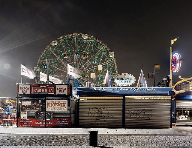 Mark S. Kornbluth, Coney's Cones, Ed. 1/3, 2021
archival pigment print on Canson Platine paper, 58 x 77 in. (147.3 x 195.6 cm)
MSK211203