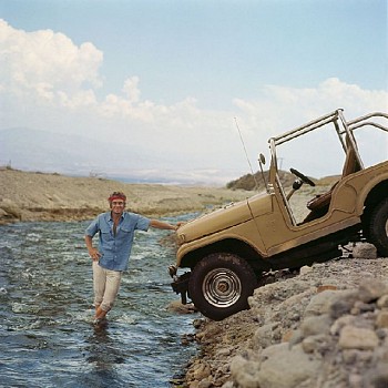 Work: Milton H. Greene Steve McQueen (With Jeep), Ed. of 7