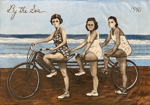 Molly Dee, By the Sea
mixed media on canvas, 52 x 74 in. (132.1 x 188 cm)
MD200904