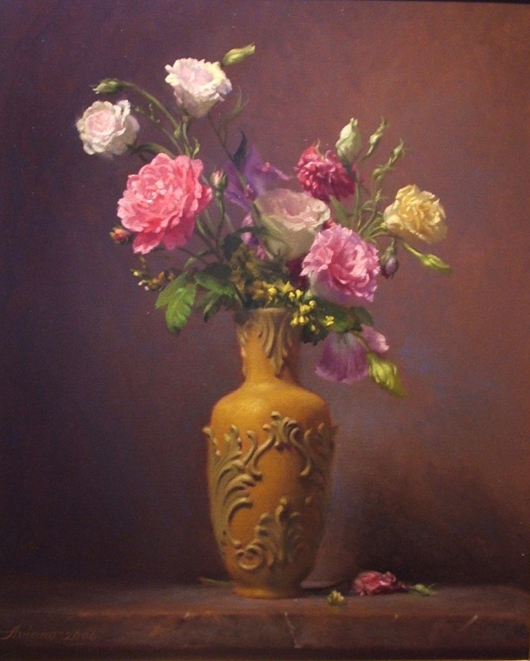 Michael Aviano, Roses & Lisianthus, 2006
oil on canvas, 20 x 16 in. (50.8 x 40.6 cm)
MA010806