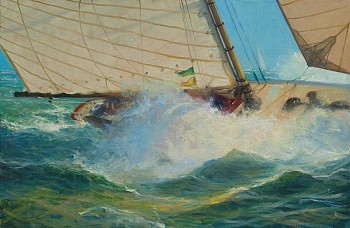 Work: Louis Guarnaccia Sea Spray, Nantucket Opera House Cup