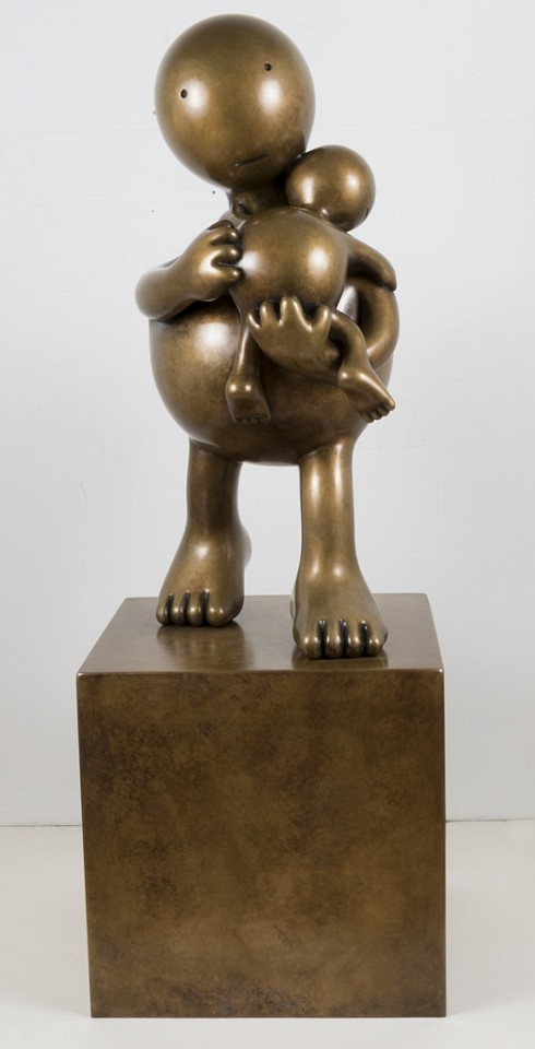 Tom Otterness, Sphere Holding Sphere, 2017
bronze, 42 x 15 x 15 1/2 in. (106.7 x 38.1 x 39.4 cm)
TO221101