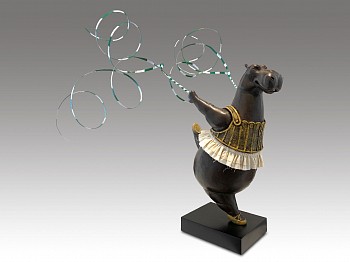 Work: Bjorn Skaarup Hippo Circus Ribbon Dancer