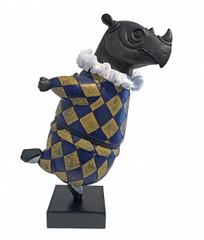 Work: Bjorn Skaarup Rhino Harlequin Pirouette, maquette Ed. 5/9