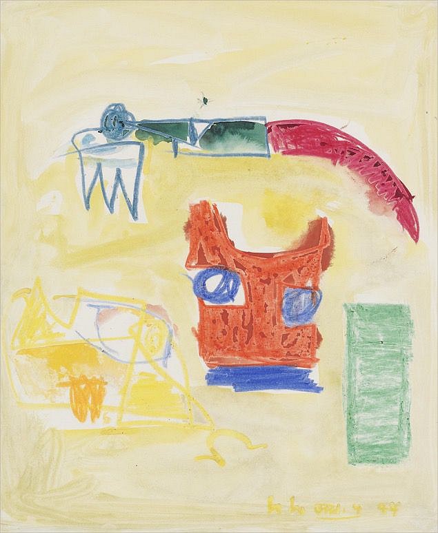 Hans Hofmann, Untitled, 1944
watercolor and crayon on paper, 17 x 14 in. (43.2 x 35.6 cm)
HH1391