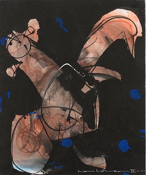 Hans Hofmann - Hans Hofmann White in Black