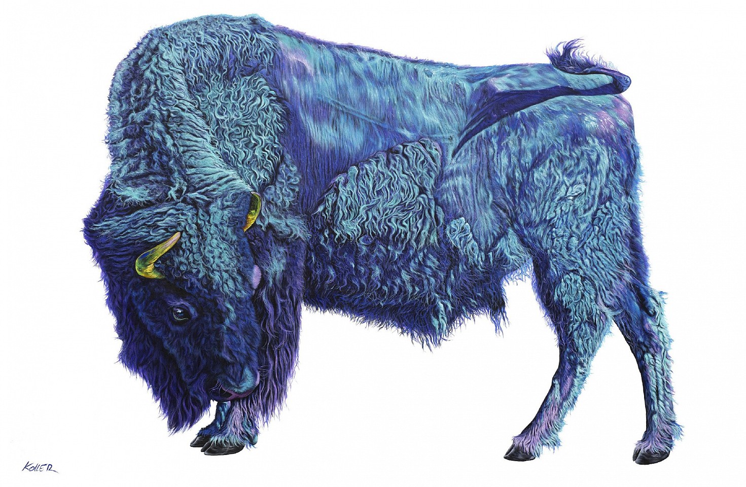 Helmut Koller, Bison on White, 2019
acrylic on canvas, 79 7/8 x 112 1/8 in. (203 x 285 cm)
HK230302