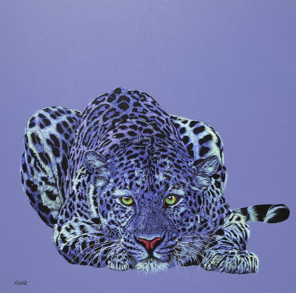 Helmut Koller, Leopard in Blue-Violet, 2020
acrylic on canvas, 60 x 60 in. (152.5 x 152.5 cm)
HK230303