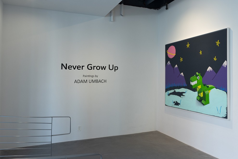 Never Grow Up: Paintings by Adam Umbach - Installation View