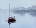 Marla Korr, Red Boat in Fog
2023, oil on linen