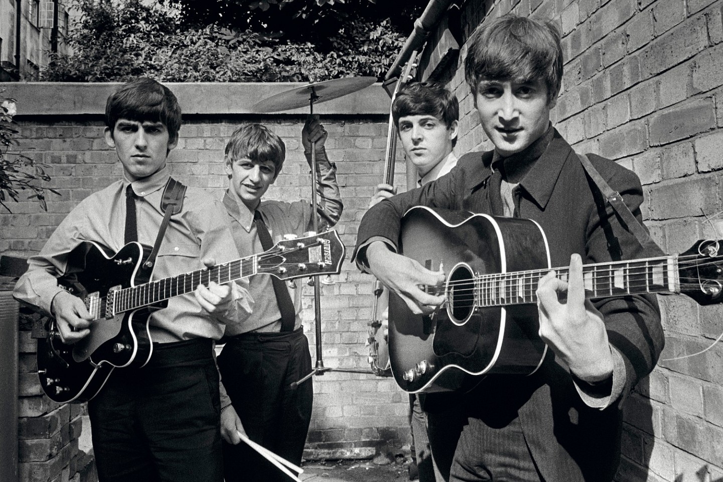 Terry O&#039;Neill, The Beatles, Abbey Road Studios, Ed. of 50, 1963
gelatin silver print, 20 x 30 in.