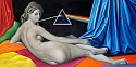 William Nelson, Odalisque on the Dark Side of the Moon
2023, oil on canvas