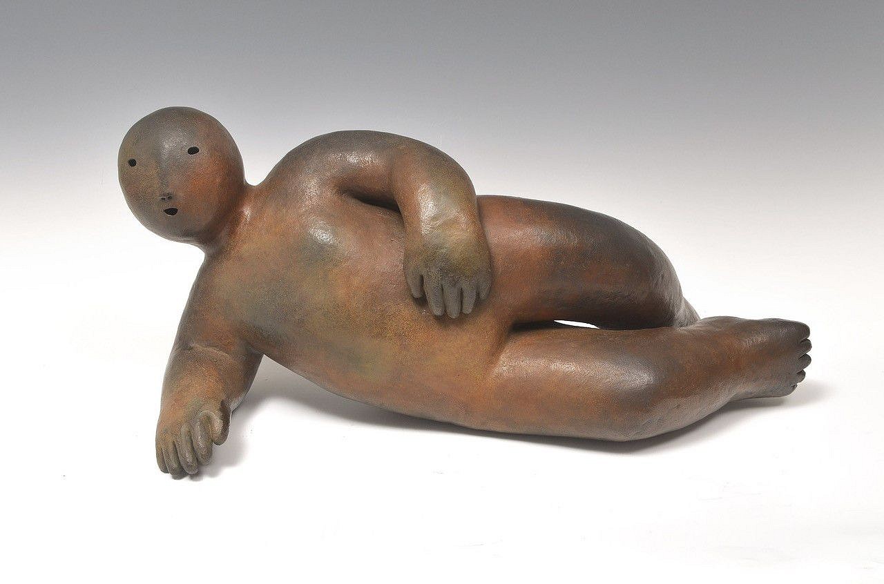 Joy Brown, Recliner on Side, AP3
bronze, 9 x 20 1/2 x 7 1/2 in. (22.9 x 52.1 x 19.1 cm)
JB230903