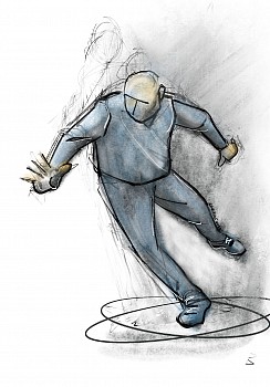 Work: Jim Rennert Full-Tilt, study