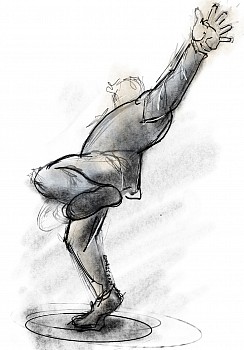 Work: Jim Rennert On Your Toes, study