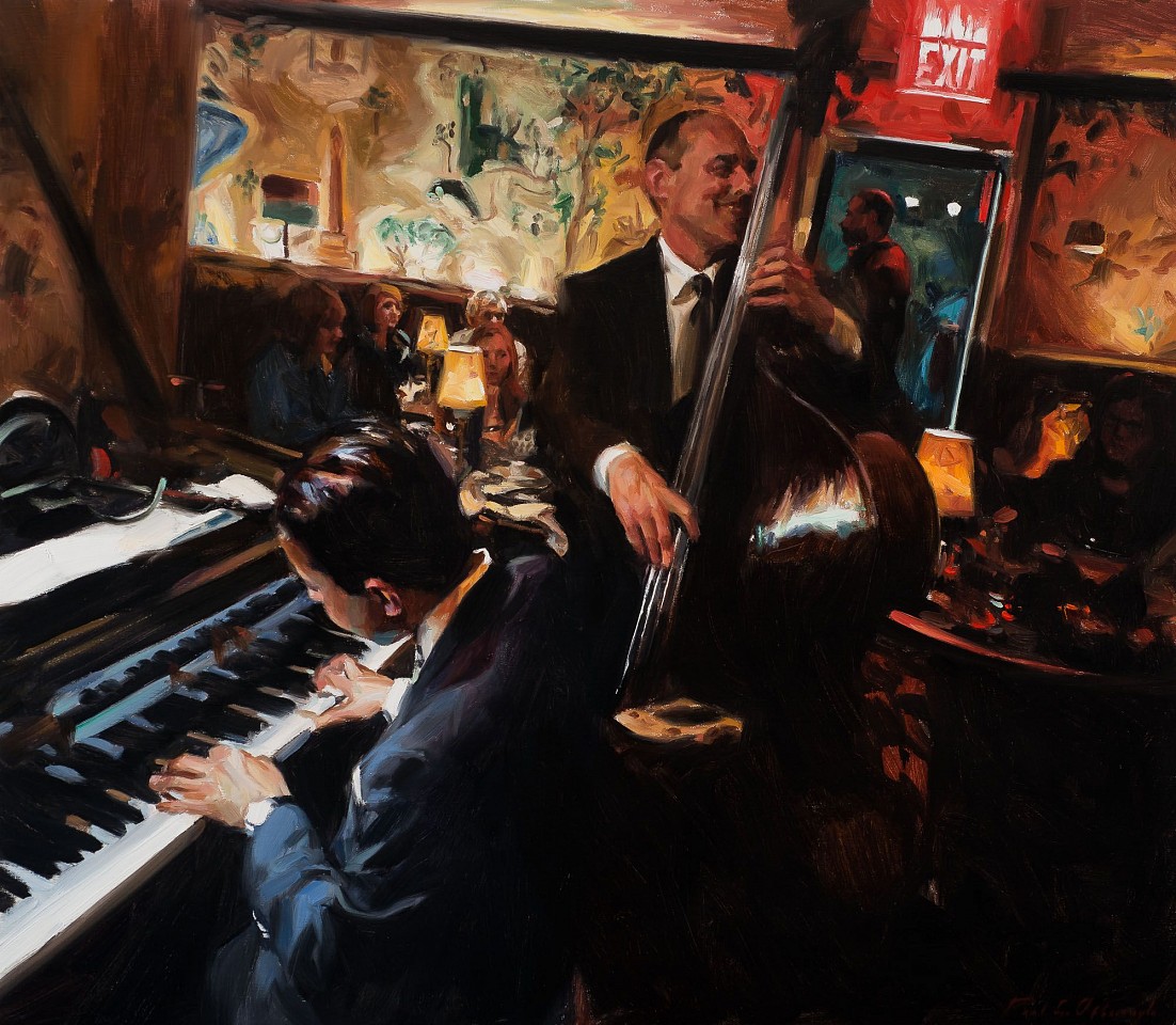 Paul G. Oxborough, Jazz at Bemelmans, 2023
oil on linen, 28 x 33 in. (71.1 x 83.8 cm)
PO231010