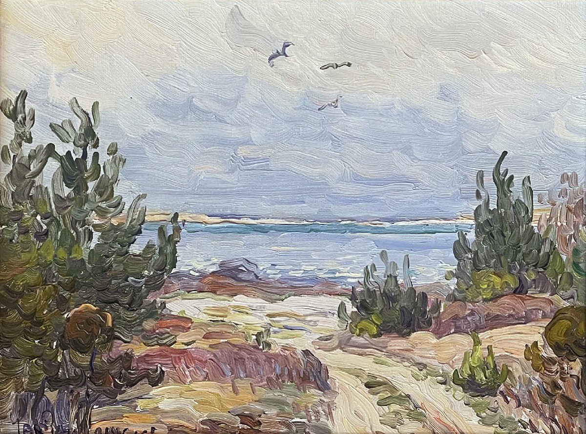 Jan Pawlowski, Foggy Beach Day in Madaket, 2008
oil on canvas, 9 x 12 in. (22.9 x 30.5 cm)
JP240414