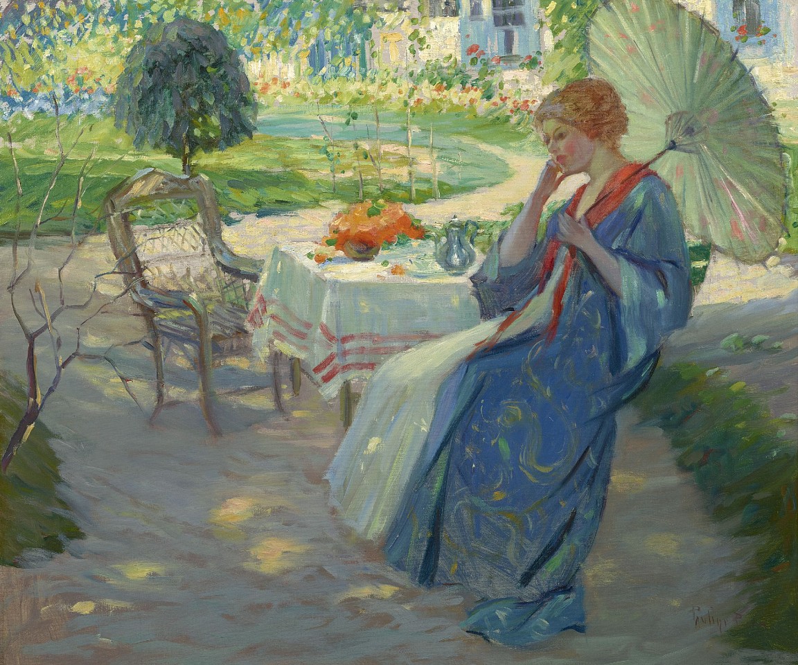 Pauline Lennards Palmer, Girl with Parasol, c. 1910
oil on canvas, 30 1/8 x 36 1/8 in. (76.5 x 91.8 cm)
PLP240601