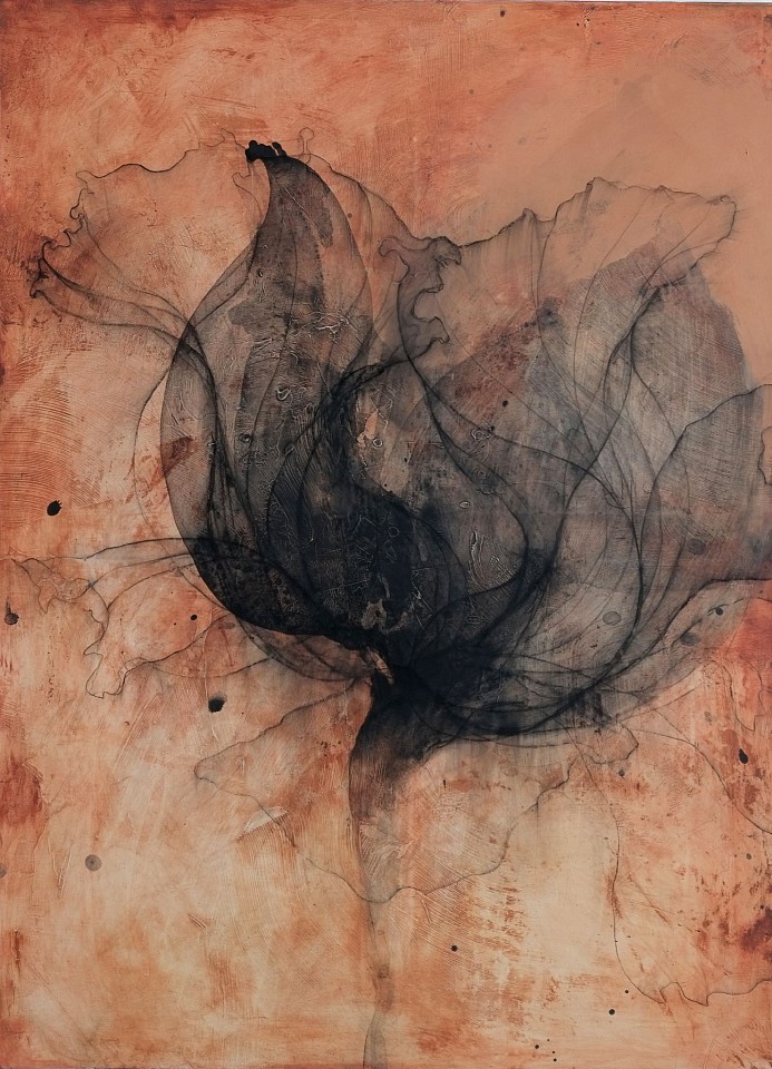 Nathalie Deshairs, Iris fond sienne, 2024
pigments and charcoal on canvas, 39 1/4 x 28 5/8 in. (100 x 73 cm)
ND240914