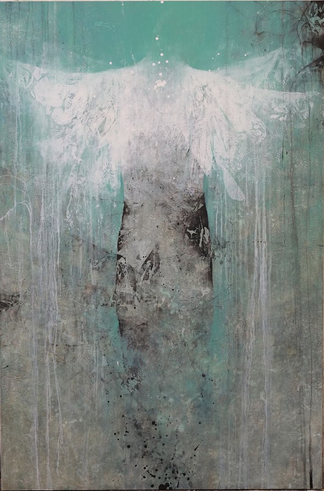 Nathalie Deshairs, Les passeur d'eau 3, 2024
oil on canvas, 76 3/4 x 51 1/8 in. (195 x 130 cm)
ND240925