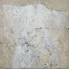 60 x60cm petite robe blanche fond beige hst