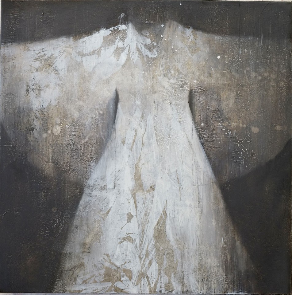 Nathalie Deshairs, Petite robe blanche fond brun, 2024
oil on canvas, 23 1/2 x 23 1/2 in. (60 x 60 cm)
ND240909