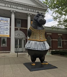 News & Events: Stamford hosts 15-foot-tall 'Hippo Ballerina' statue, May  9, 2023 - Amanda Cuda, Stamford Advocate