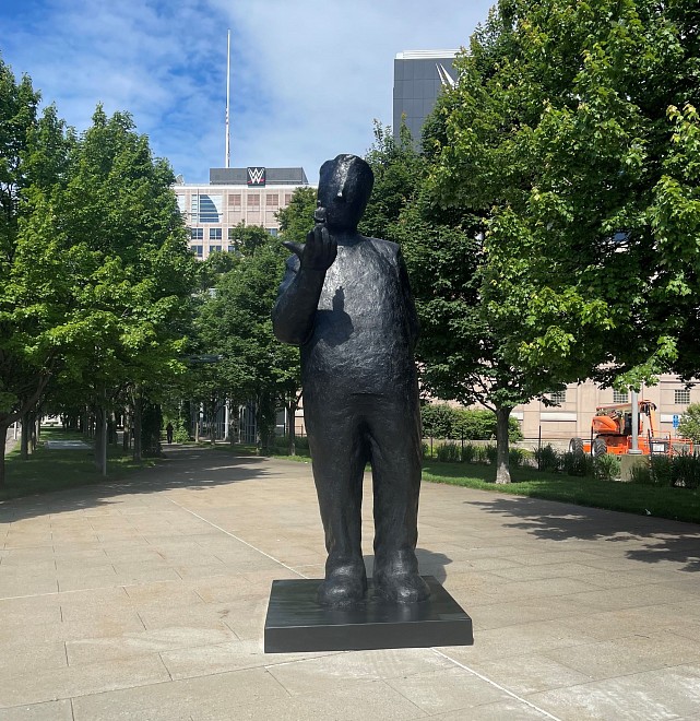 ArtNORMOUS: Downtown Stamford Summer Sculpture Exhibition - Installation View