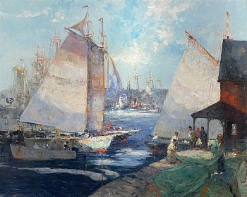 Work: John Terelak Mending the Nets