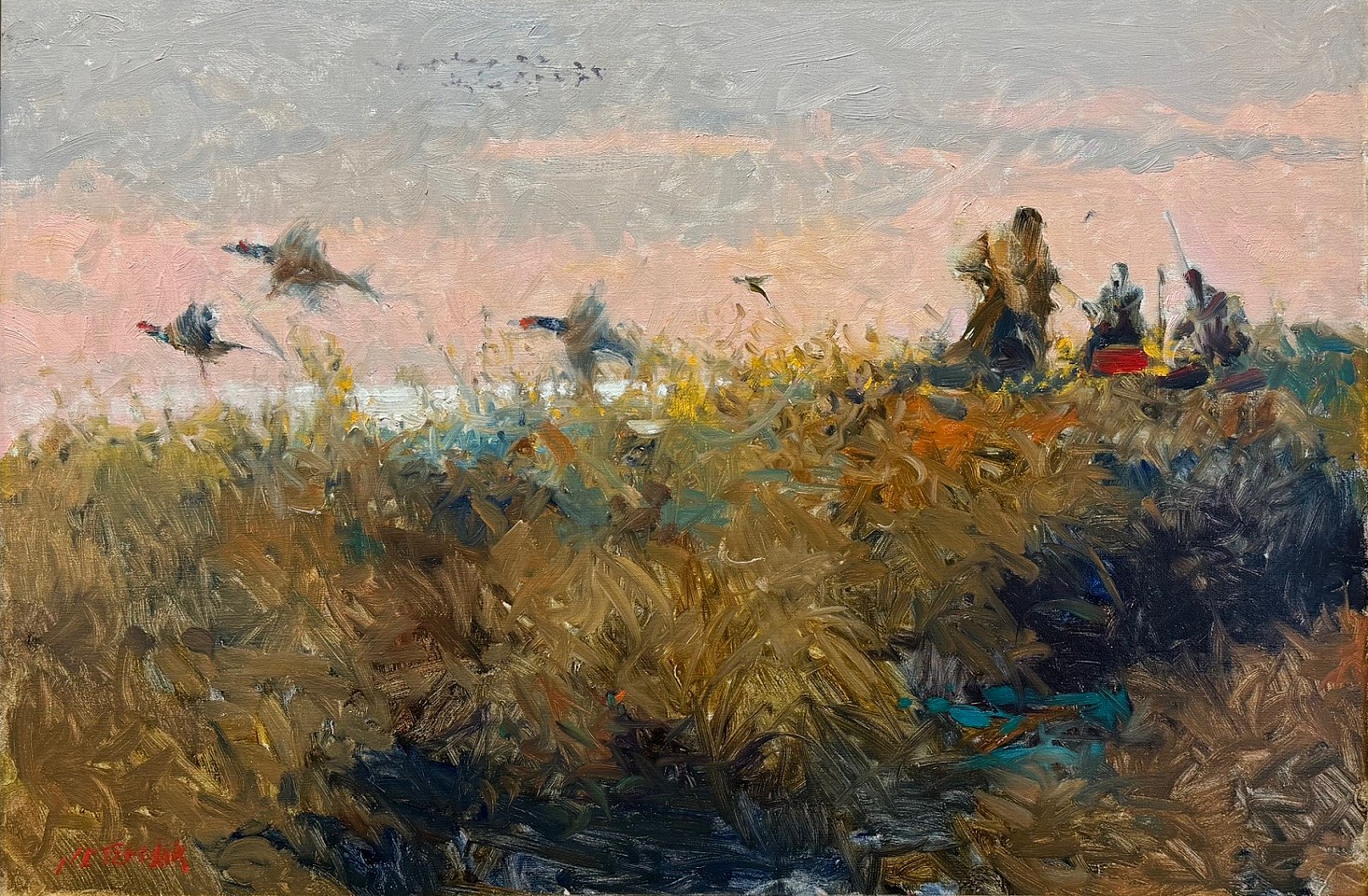 John Terelak, Pheasant Hunting, 2024
oil on canvas, 24 x 36 in. (61 x 91.4 cm)
JT240602