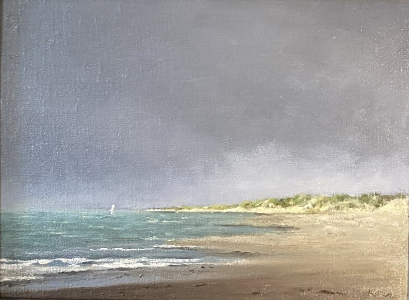 Marla Korr, Before the Storm, 2024
oil on linen, 9 x 12 in. (22.9 x 30.5 cm)
MK241101