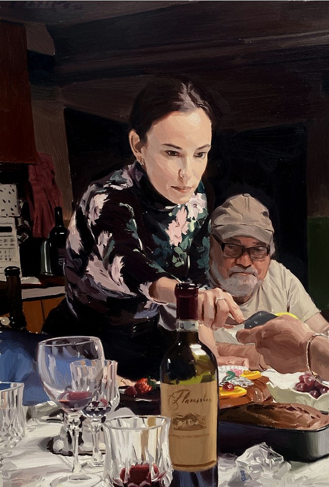 Michael de Brito, Serving Cake, 2021
oil on canvas, 28 x 19 in. (71.1 x 48.3 cm)
MDB241202