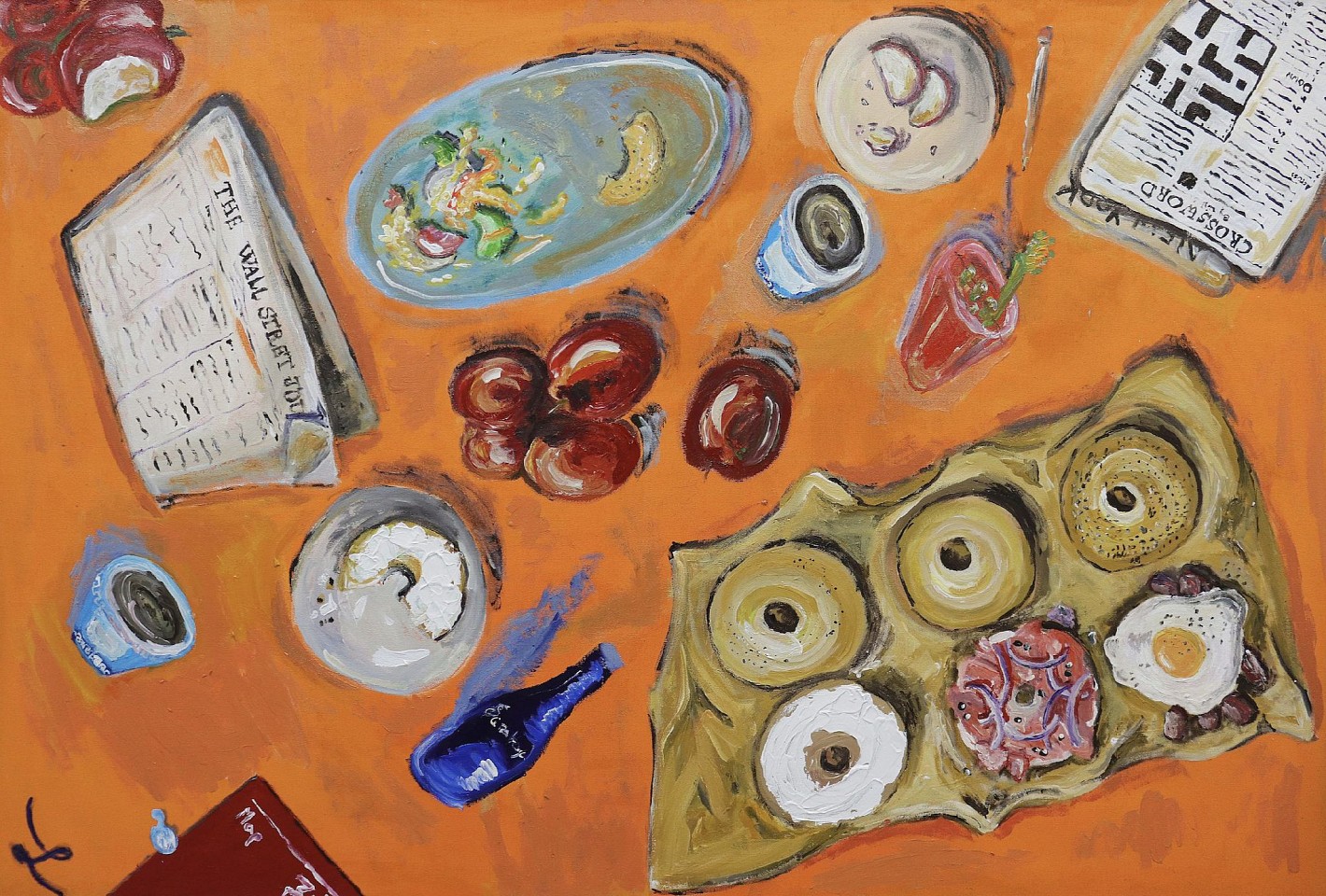 Leddy Sullivan, Big Apple Breakfast, 2023
oil and acrylic on canvas, 36 x 54 in. (91.4 x 137.2 cm)
LS241201