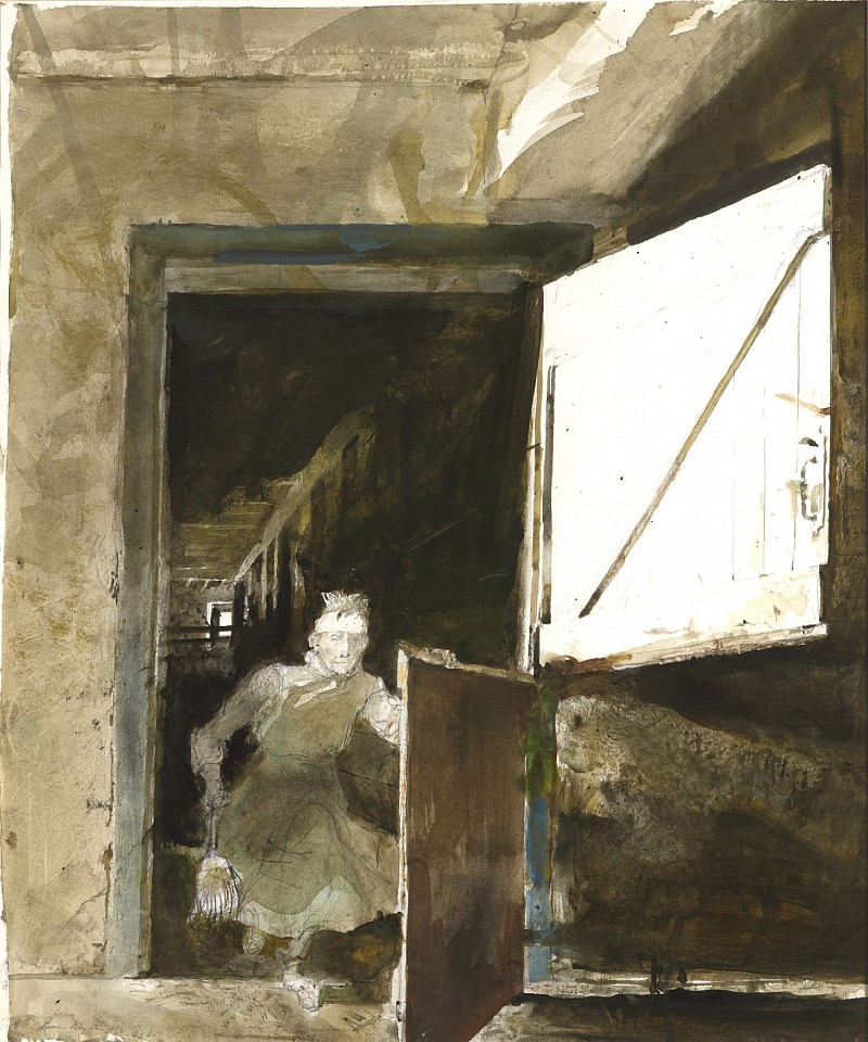 Andrew Wyeth, Lil' Anna, 1992
watercolor on paper, 26 3/8 x 22 in. (67 x 55.9 cm)
AG5941