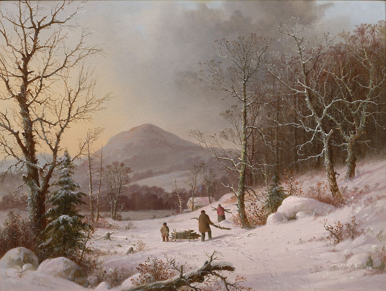 George Henry Durrie, Gathering Wood, c. 1859
oil on canvas, 18 1/8 x 24 in. (46 x 61 cm)
GHD241201