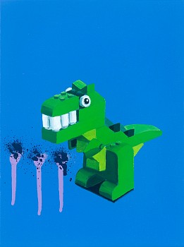 Work:&nbsp;Adam S. Umbach Love Daze (Blue)