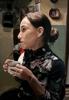 Michael de Brito -&nbsp;Michael de Brito Woman with Tea