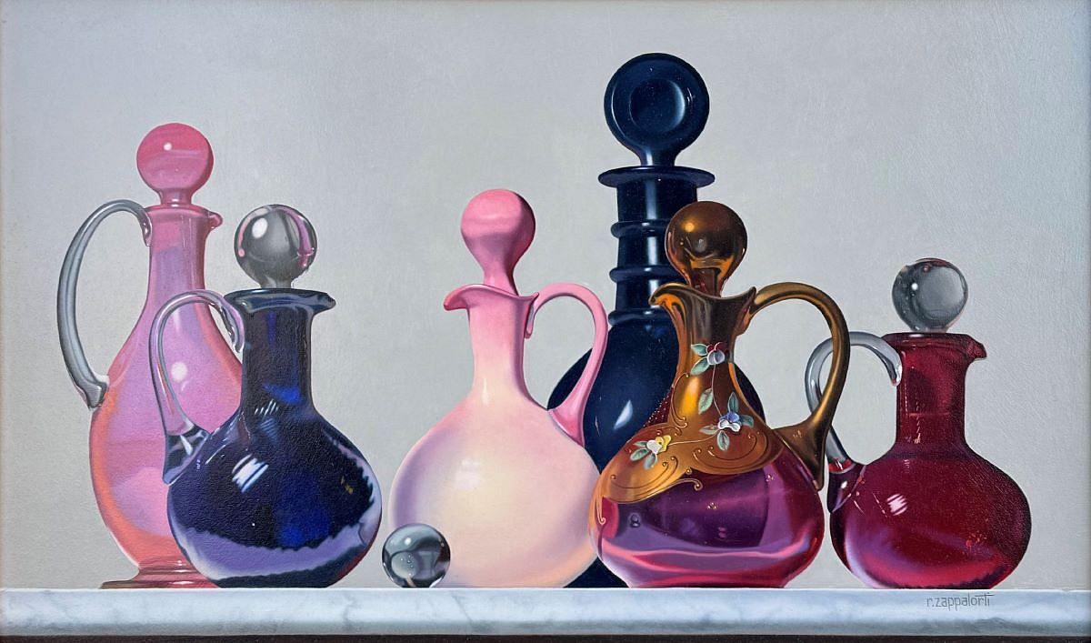 Robert E. Zappalorti, Marble on Marble, 2007
oil on board, 11 1/2 x 18 1/2 in. (29.2 x 47 cm)
RZ010407